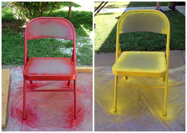 painted chairs