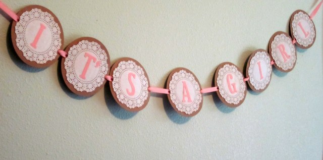 its a girl banner